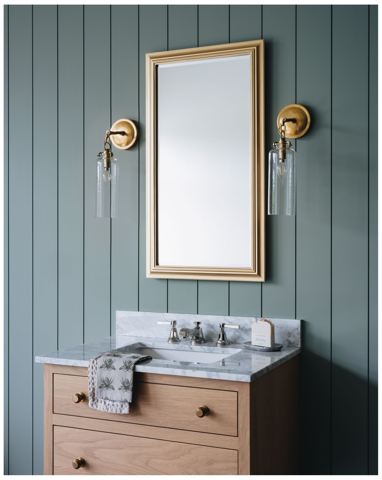 Image 5 Stoffer Home x Cooper Classics Georgian Gold Medicine Cabinet more views