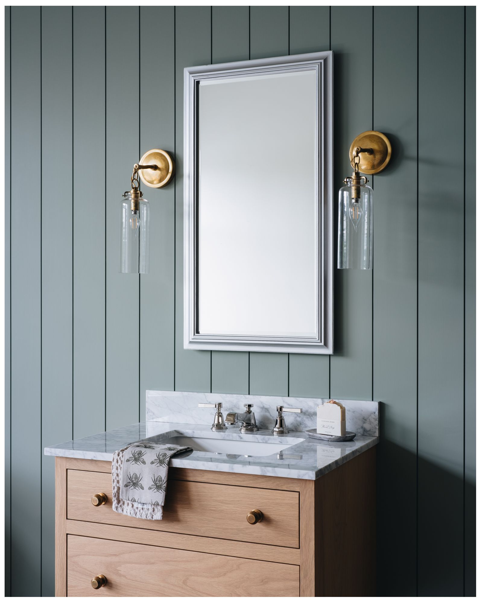 Image 6 Stoffer Home x Cooper Classics Georgian Silver Medicine Cabinet more views