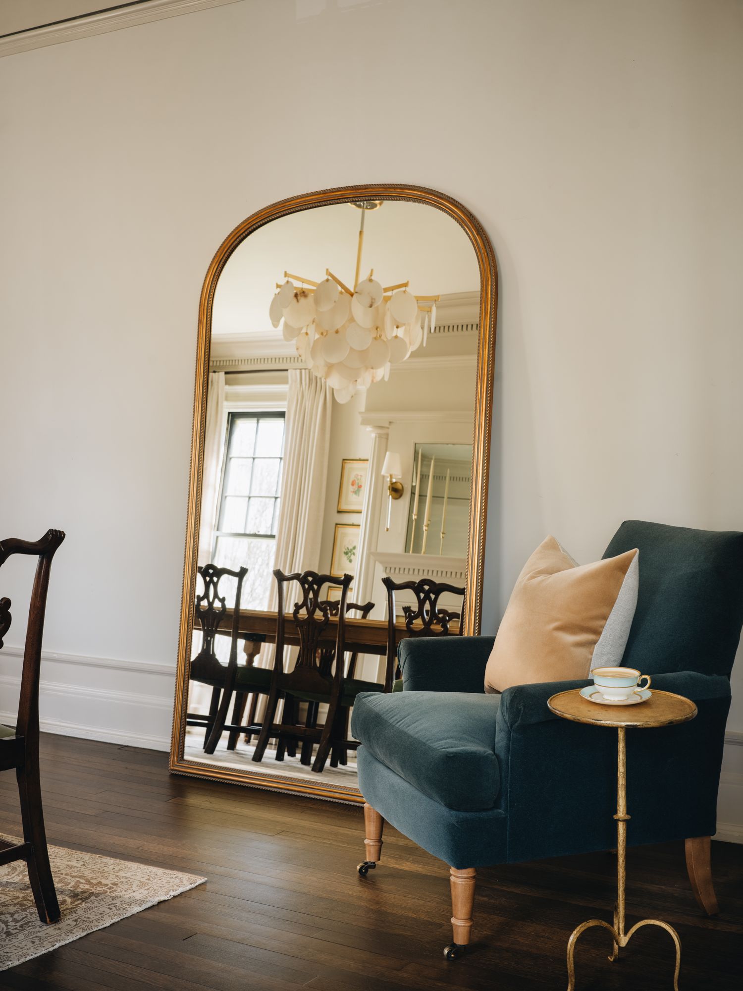 Image 2 Stoffer Home x Cooper Classics the Elliptical Floor Mirror more views