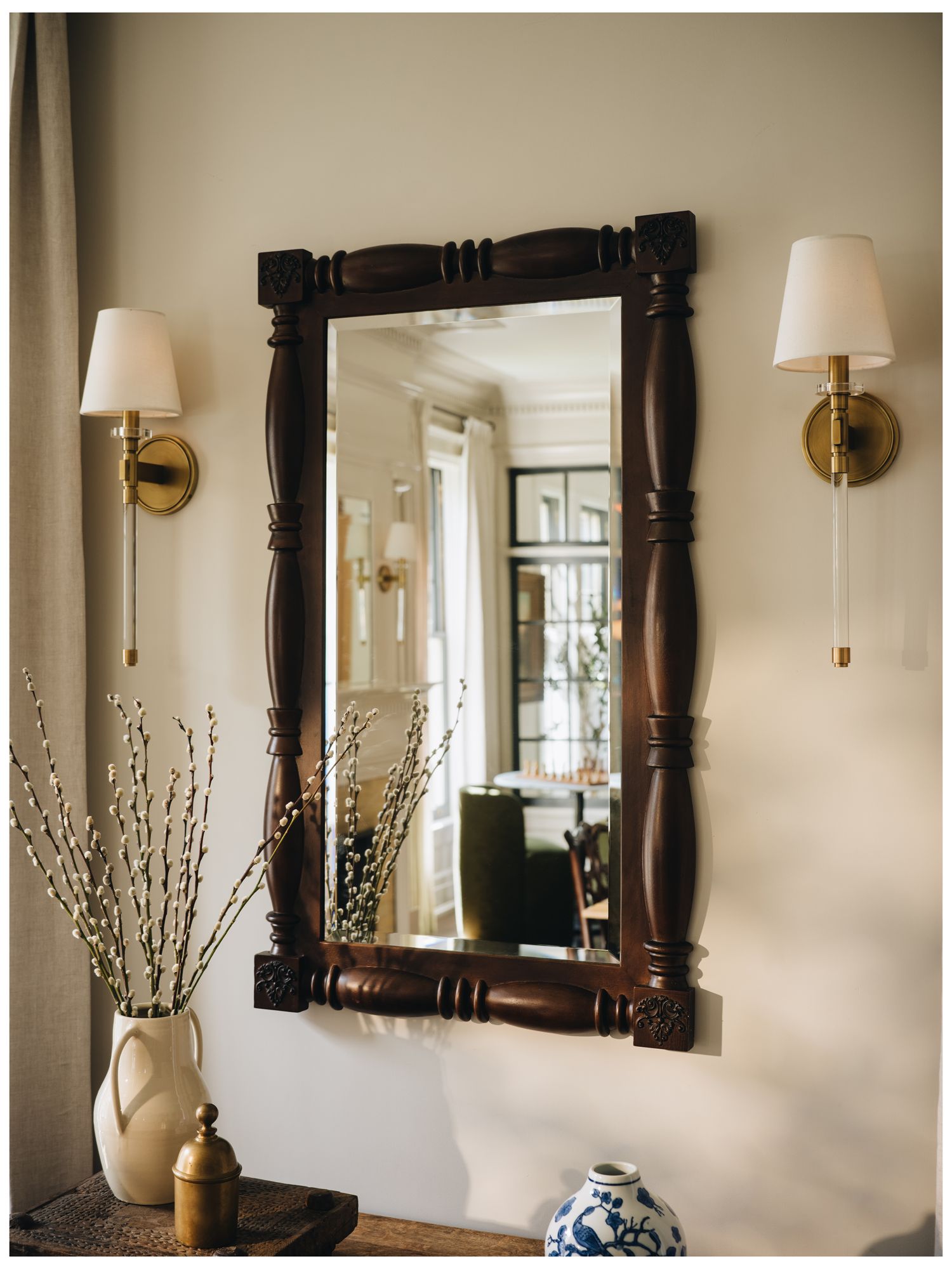 Image 2 Stoffer Home x Cooper Classics The Jefferson wall mirror more views