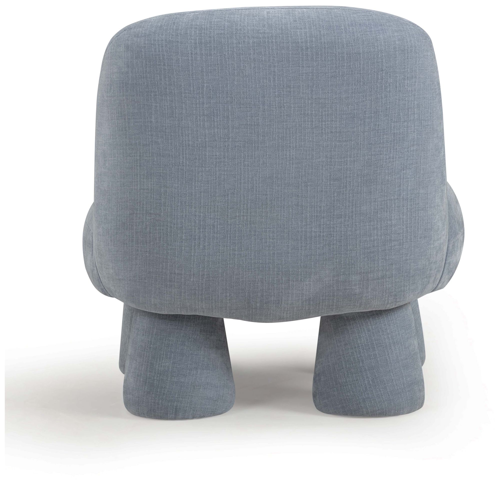 Image 4 Stomp Blue Upcycled Chenille Accent Chair more views