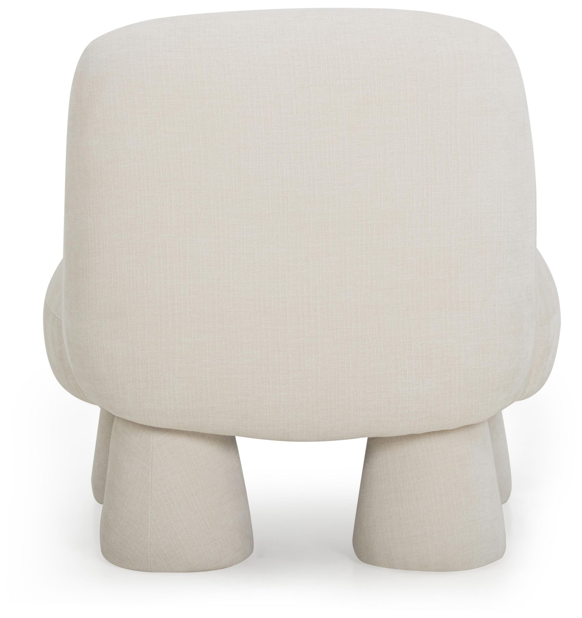 Image 4 Stomp Cream Upcycled Chenille Accent Chair more views