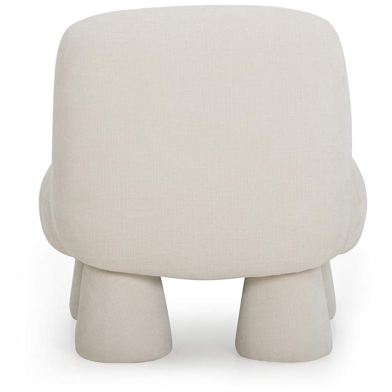 Image 4 Stomp Cream Upcycled Chenille Accent Chair more views