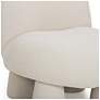 6_Stomp Cream Upcycled Chenille Accent Chair more views