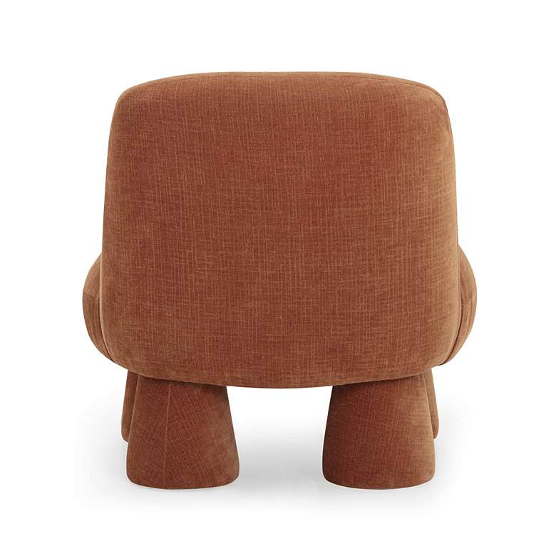 Image 4 Stomp Rust Upcycled Chenille Accent Chair more views