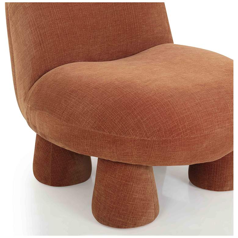 Image 6 Stomp Rust Upcycled Chenille Accent Chair more views