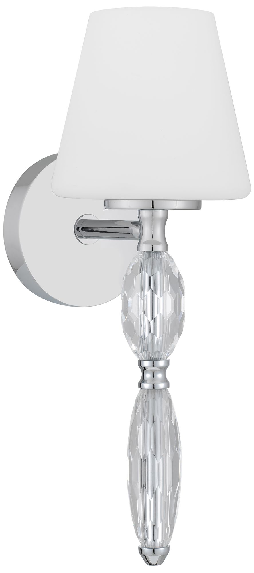 Image 3 Stone 1-Light Polished Chrome Wall Sconce more views