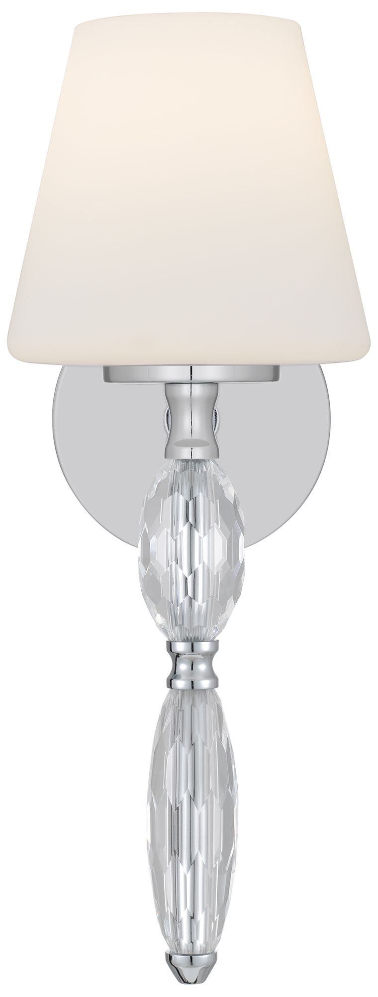 Image 4 Stone 1-Light Polished Chrome Wall Sconce more views