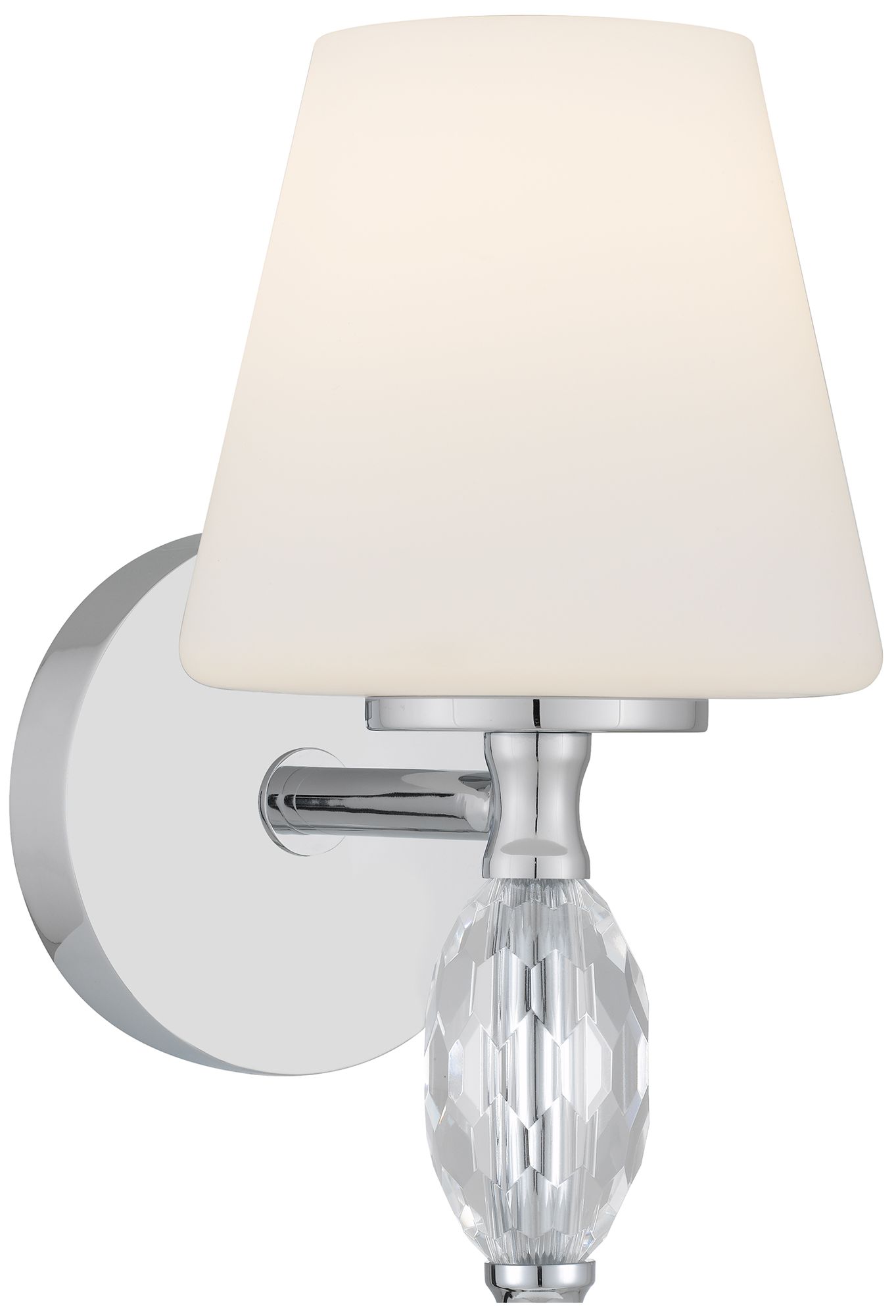 Image 6 Stone 1-Light Polished Chrome Wall Sconce more views