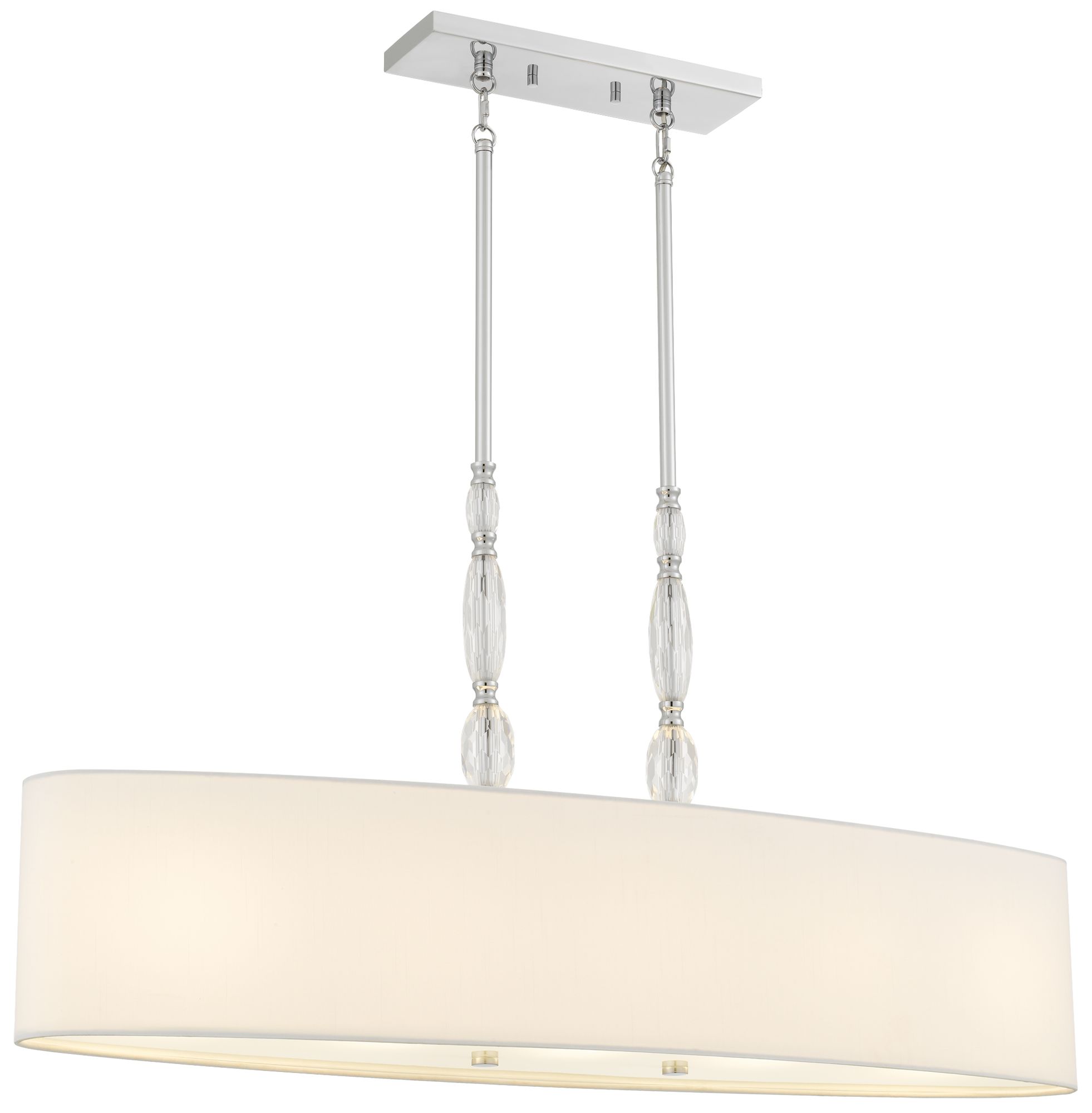 Image 2 Stone 5-Light Polished Chrome Island Light