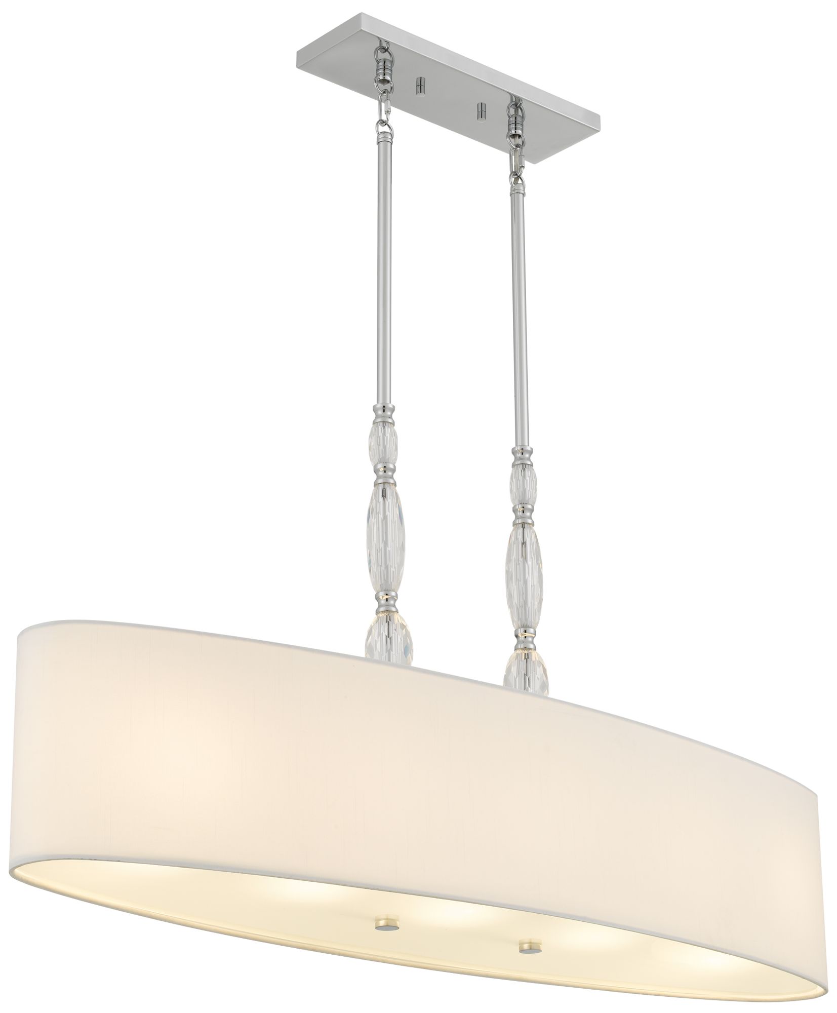 Image 5 Stone 5-Light Polished Chrome Island Light more views