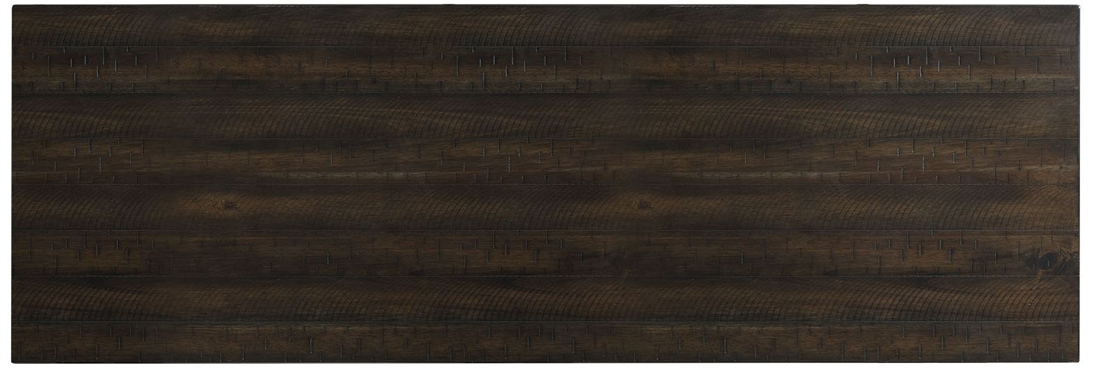 Image 4 Stone Smokey Walnut 4-Piece Table and Stool Set more views