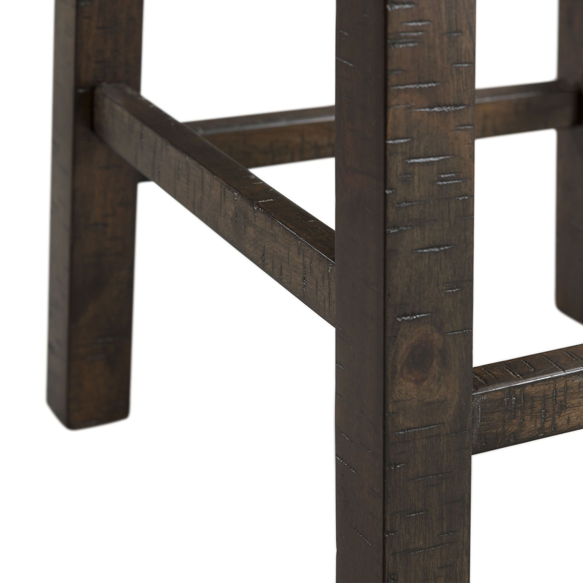 Stone Smokey Walnut 4-Piece Table and Stool Set