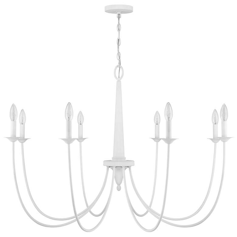 Image 2 Stonecrest 8-Light Chandelier in Bisque White more views