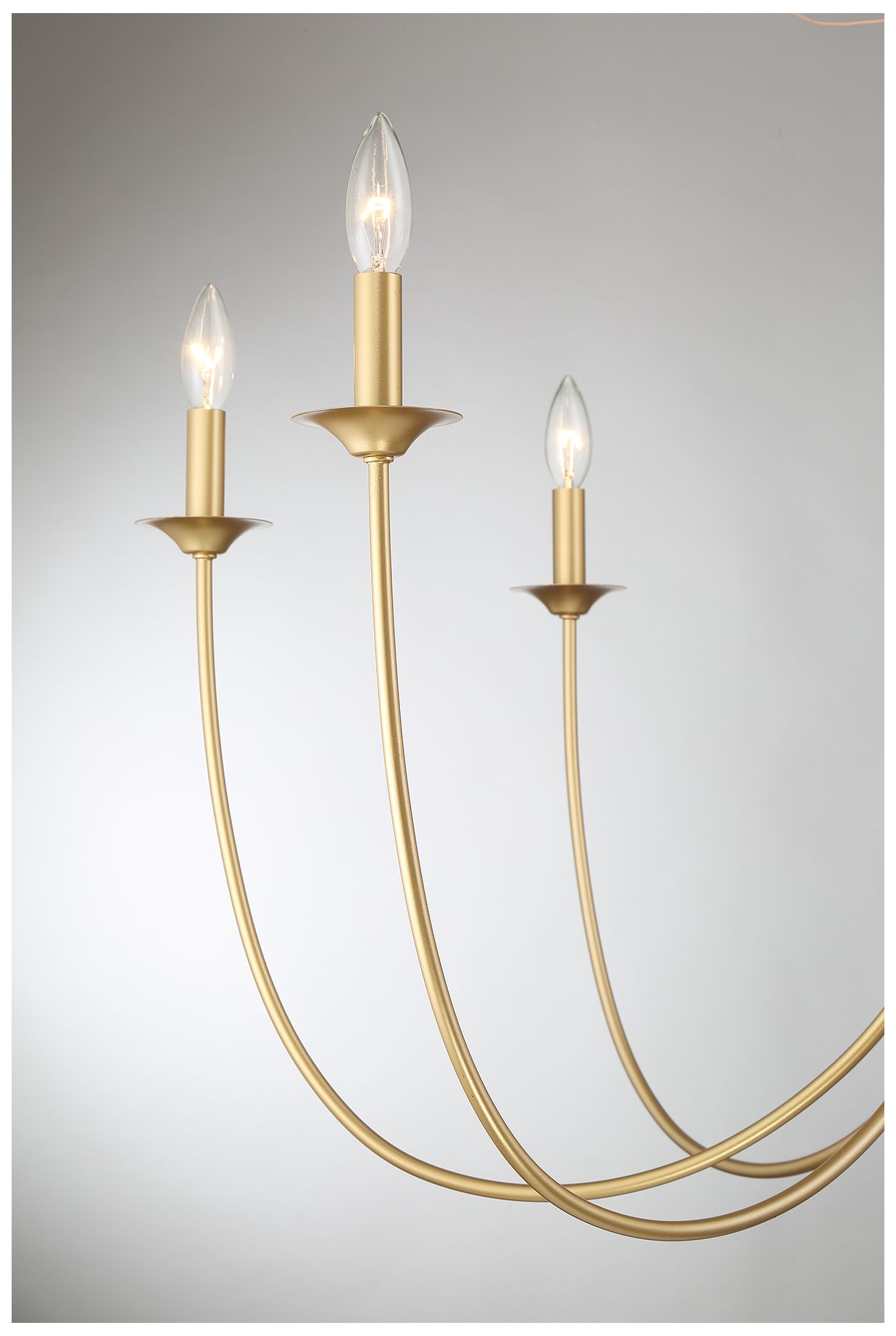 Image 6 Stonecrest 8-Light Chandelier in French Gold more views