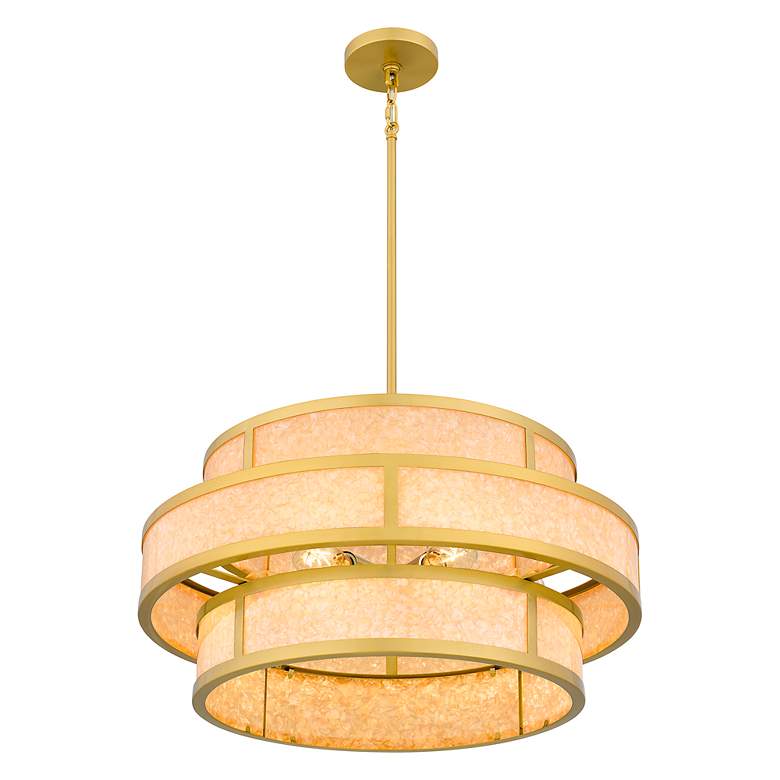 Image 5 Stoneland 6-Light Brushed Gold Pendant Light more views