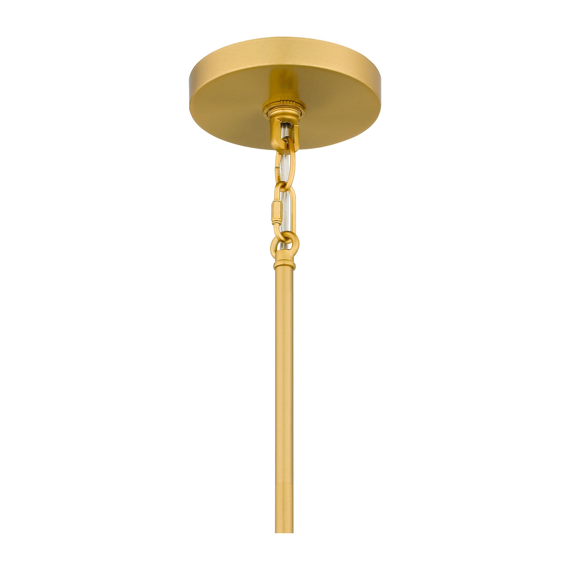 Stoneland 6-Light Brushed Gold Pendant Light
