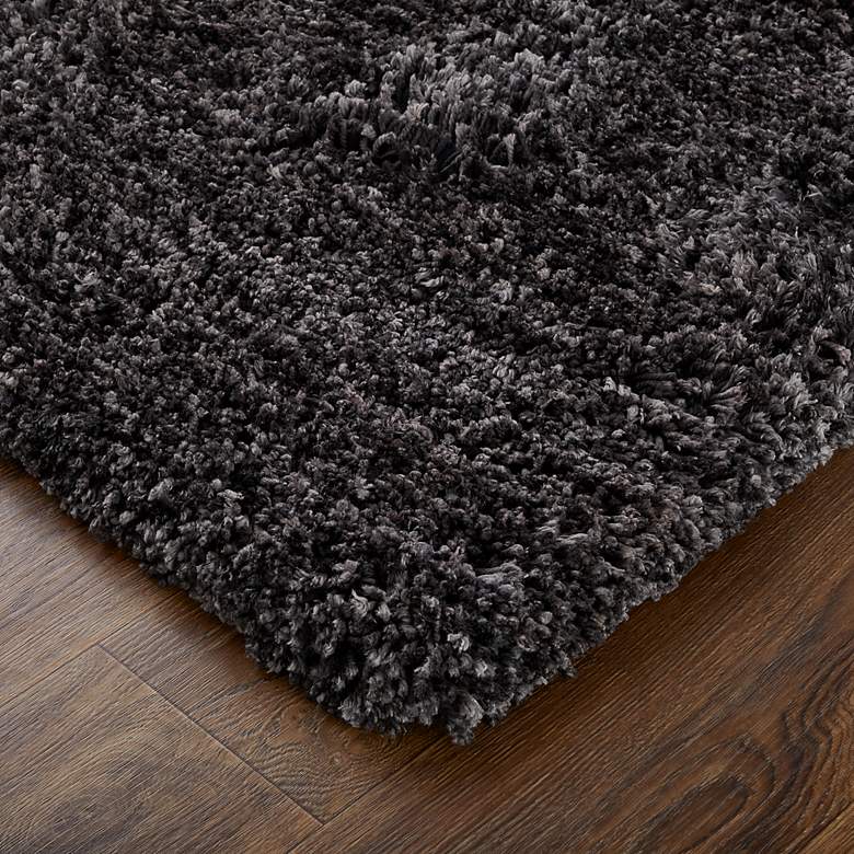 Image 3 Stoneleigh 8830F 5'x8' Noir Black Rectangular Shag Area Rug more views