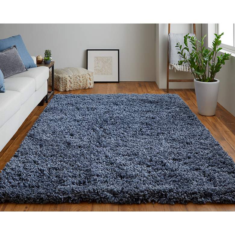 Image 1 Stoneleigh 8830F 8'x10' Blue Rectangle Shag Rug