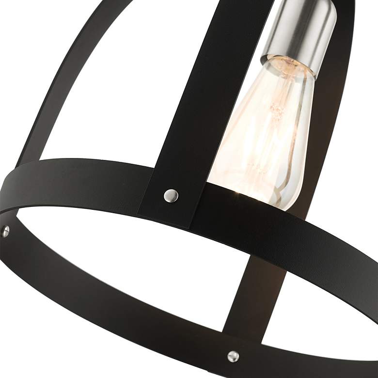 Image 7 Stoneridge 1 Light Textured Black Pendant more views