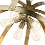 7_Stoneridge 5 Light Antique Brass Pendant Chandelier more views