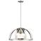 Stoneridge 5 Light Brushed Nickel Pendant Chandelier