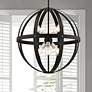 Thumbnail1 of Stoneridge 6 Light Textured Black Pendant Chandelier