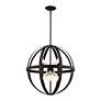 Thumbnail4 of Stoneridge 6 Light Textured Black Pendant Chandelier more views