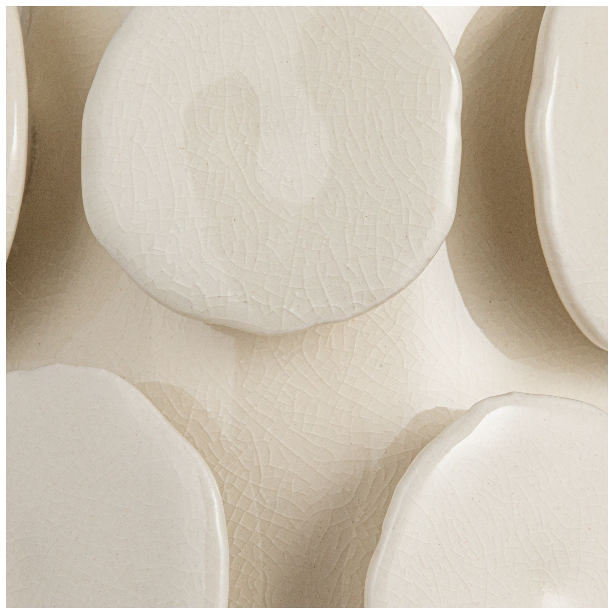 Image 5 Stoneware Conical Table Lamp with Crackl more views