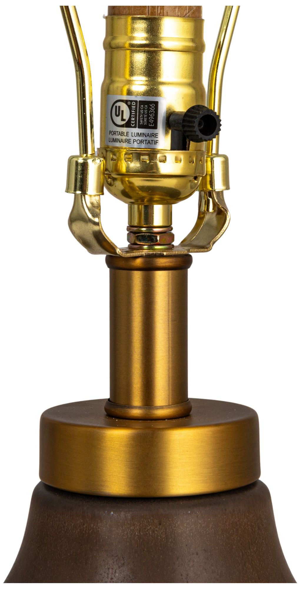 Image 5 Stoneware Table Lamp with Elongated Drum more views