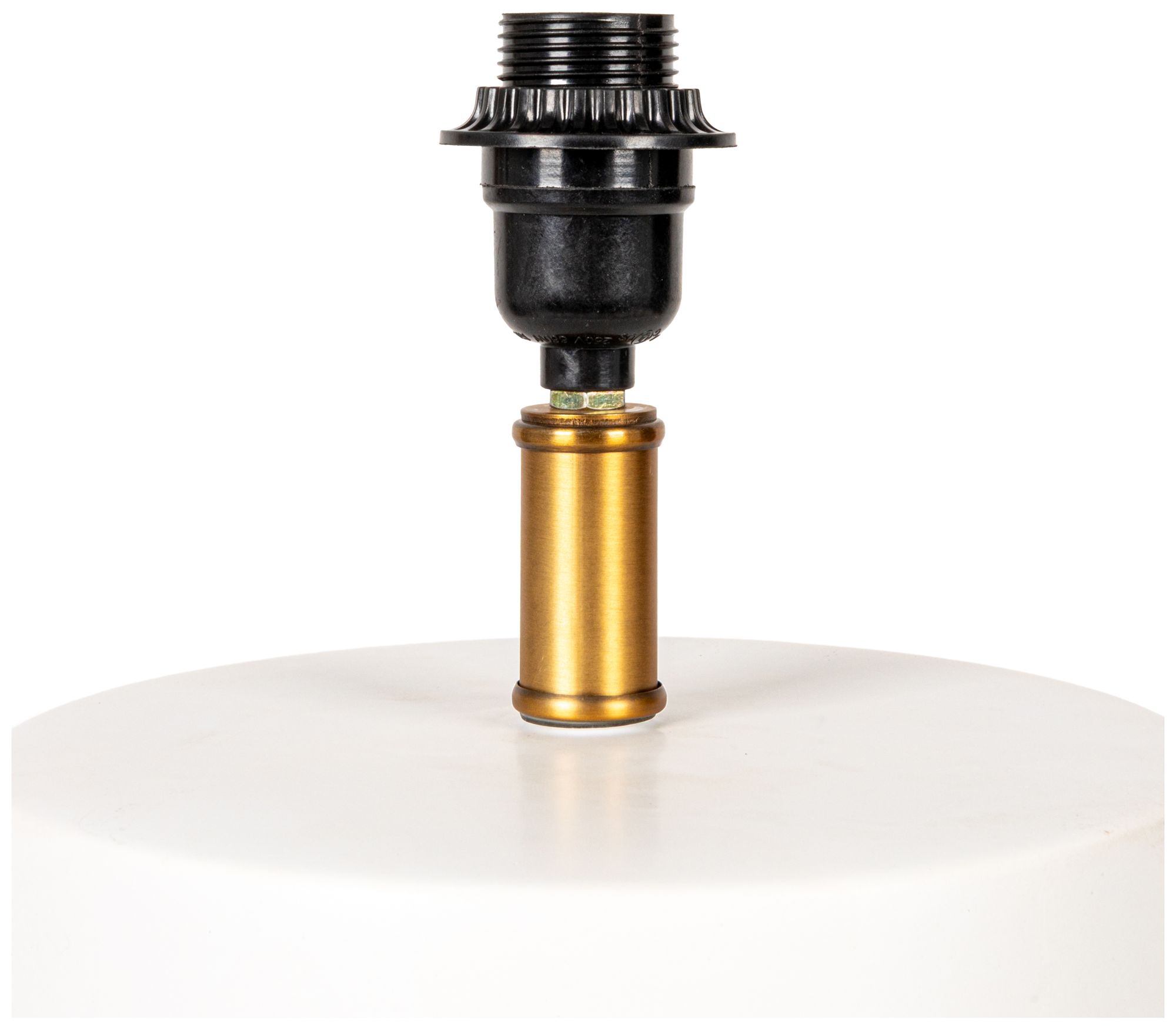 Image 5 Stoneware Table Lamp with Raised Design, more views