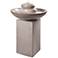 Stonewell 29" High Ivory Ceramic LED Outdoor Floor Fountain