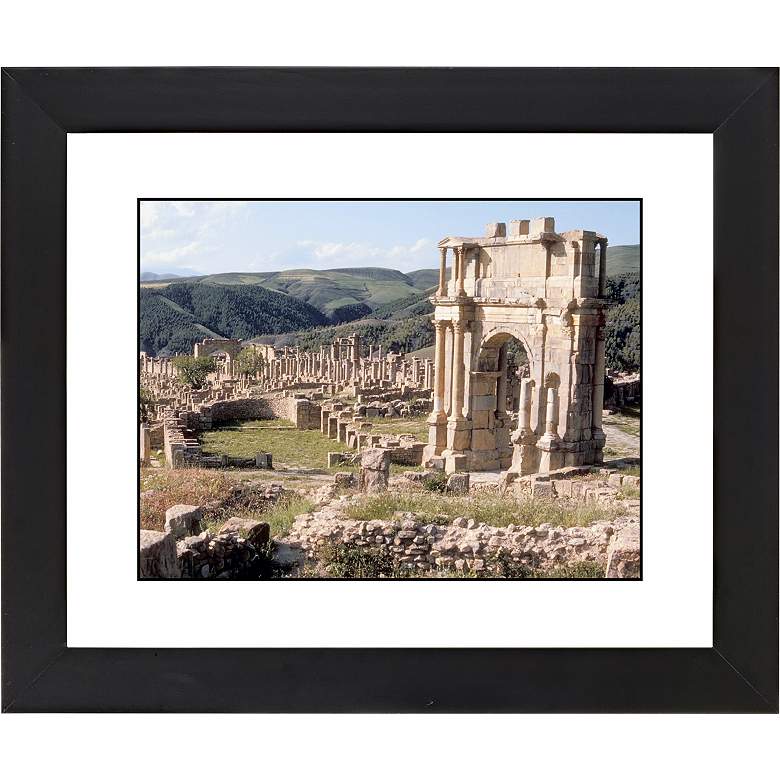 Image 1 Stonework Abby Black Frame Giclee 23 1/4 inch Wide Wall Art