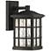 Stonington 10 1/2" High Mystic Black LED Outdoor Wall Light