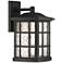 Stonington 15 1/2" High Mystic Black LED Outdoor Wall Light