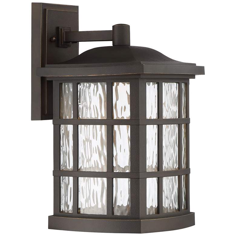 Image 1 Stonington 15 1/2"H Palladian Bronze LED Outdoor Wall Light