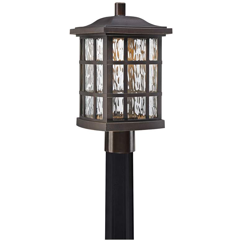 Image 1 Stonington 16 1/2" Palladian Bronze LED Outdoor Post Light
