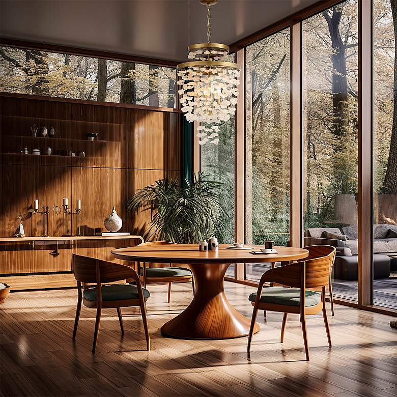 Image 5 Stonybrook 18 1/4" Wide Harvest Gold 4-Light Pendant more views