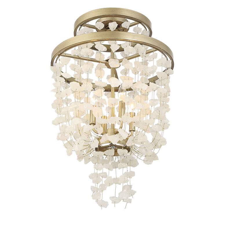 Image 6 Stonybrook 18 1/4" Wide Harvest Gold 4-Light Pendant more views