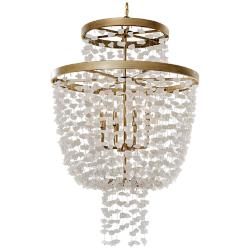Stonybrook 30" Wide Harvest Gold 8-Light Pendant