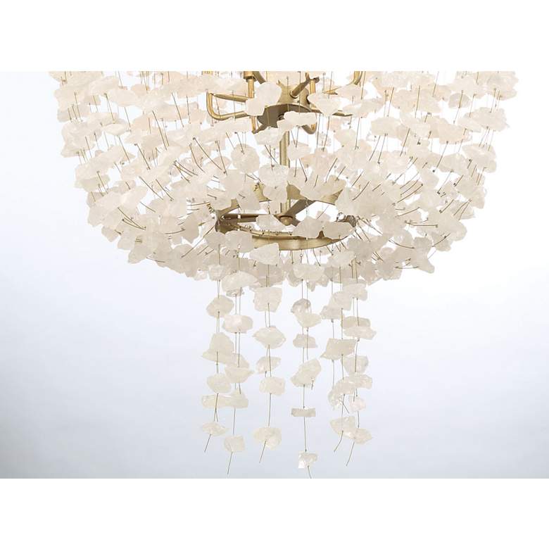 Image 5 Stonybrook 30" Wide Harvest Gold 8-Light Pendant more views