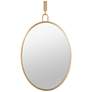 Stopwatch Gold 22" x 33" Oval Wall Mirror