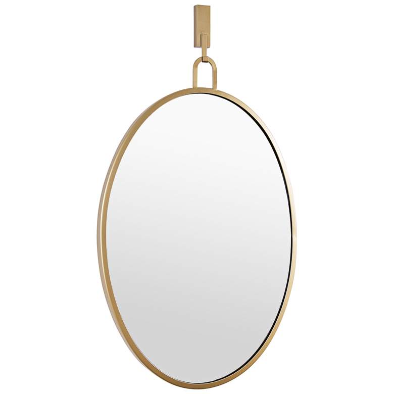 Image 4 Stopwatch Gold 22 inch x 33 inch Oval Wall Mirror more views