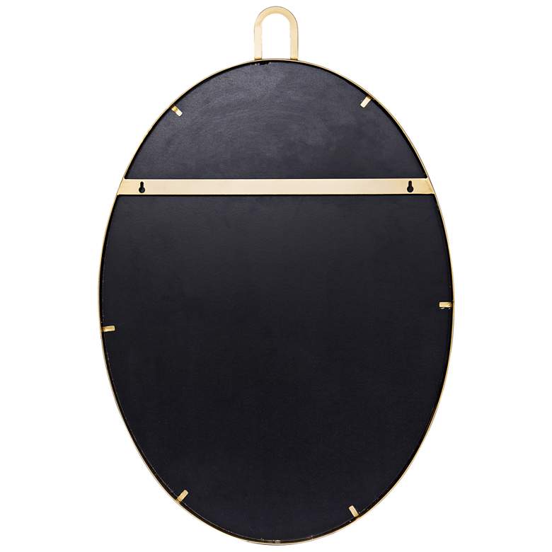 Image 5 Stopwatch Gold 22 inch x 33 inch Oval Wall Mirror more views