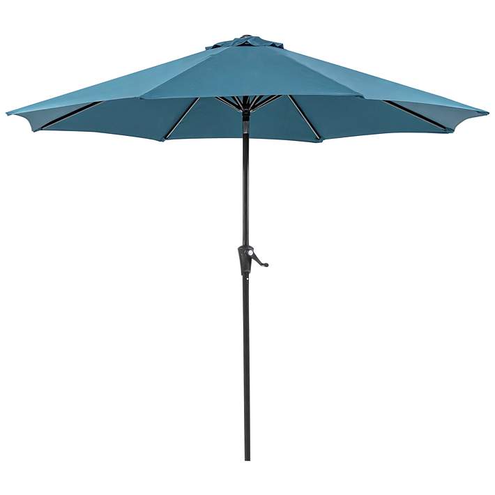 9.5 ft patio umbrella ABCCANOPY Outdoor Waterproof Table 8 Ribs with Crank 9FT / Navy Blue Enjoy lasting shade and timeless style with PELLEBANT outdoor patio umbrella AreShark 9 FT Patio Umbrella