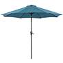 Stor 9-Foot Blue Market Tilt Patio Umbrella w/ Carrying Bag