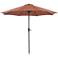 Stor 9-Foot Red Market Tilt Patio Umbrella with Carrying Bag