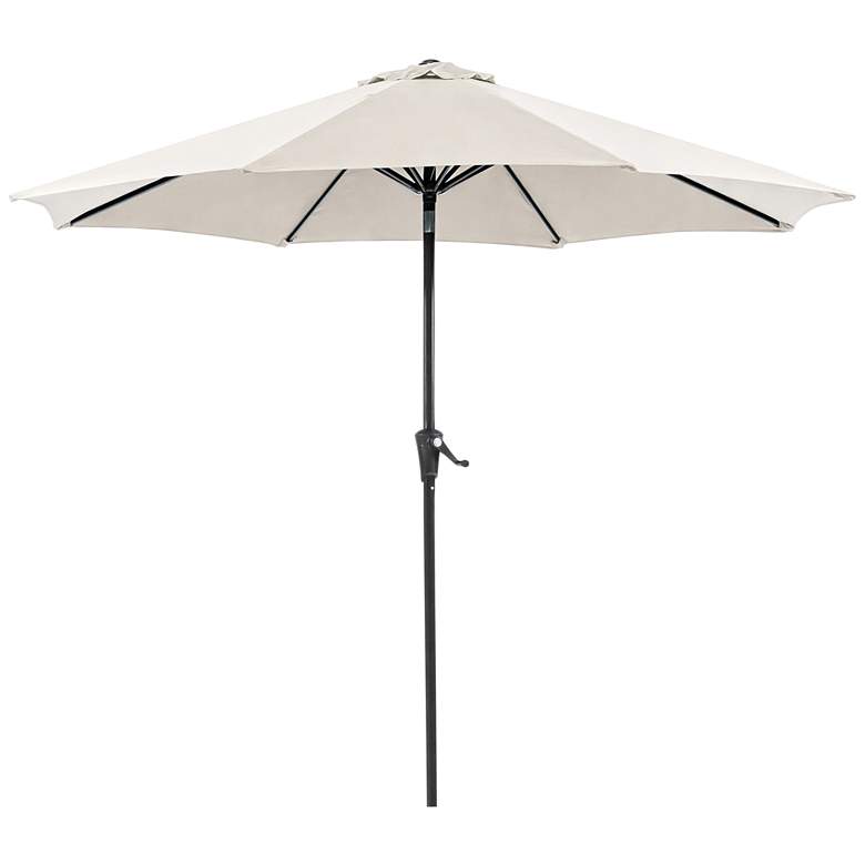 Image 2 Stor 9-Foot Silver Rust Market Tilt Umbrella w/ Carrying Bag