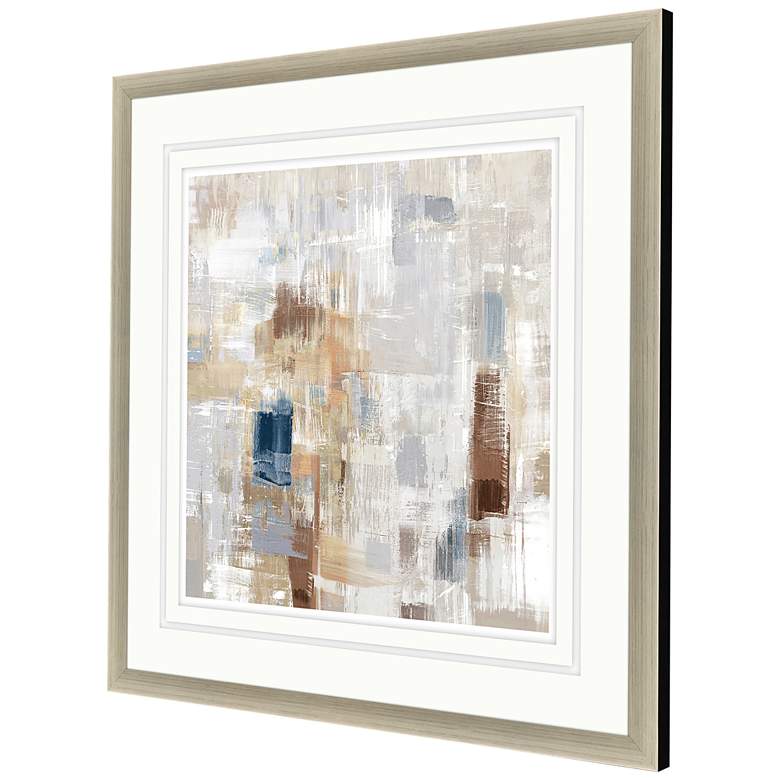 Image 4 Storm Rush 41" Square Giclee Framed Wall Art more views