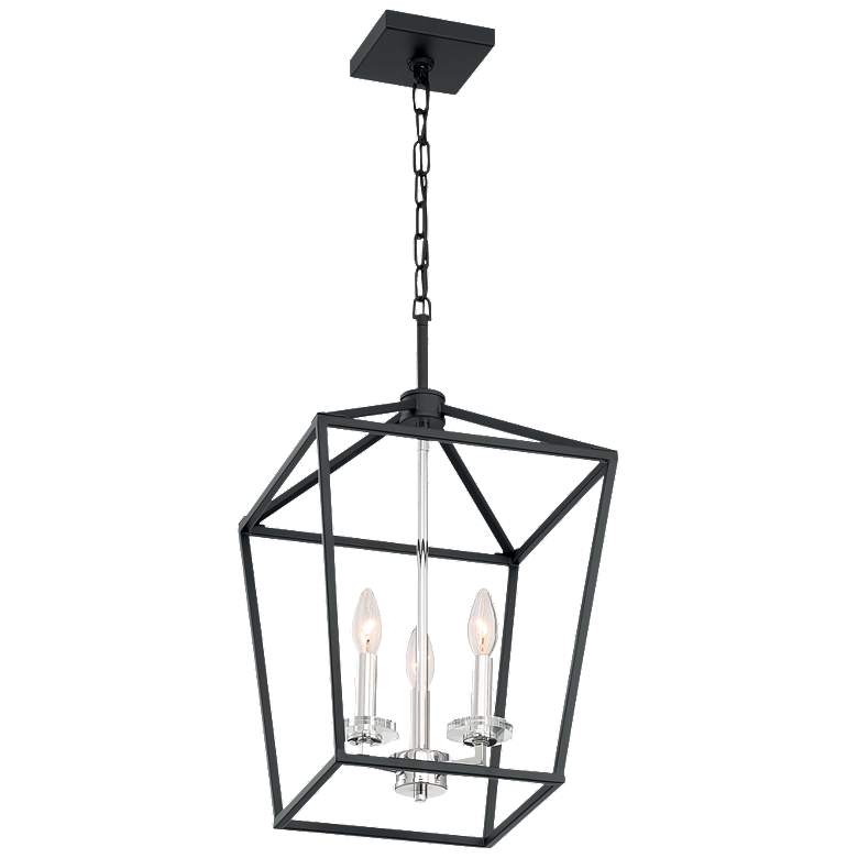 Image 1 Storyteller; 3 Light; Pendant Fixture; Matte Black Finish